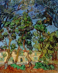 Træer i haven ved Saint-Paul-hospitalet, 1889