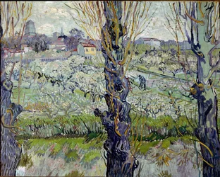 Udsigt over Arles. Maleri af Vincent Van Gogh (1853-1890)