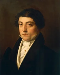 Italien, Milano, Portræt af den italienske komponist Gioacchino Rossini (1792 - 1868), ca. 1830
