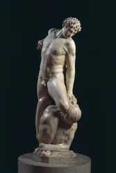 Æren triumferer over bedrageri, ca. 1561 (marmor)