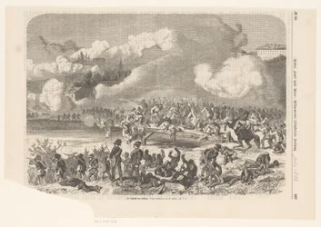 Slaget ved Custoza, 1866 Die Schlacht con Custoza (titel på objekt)