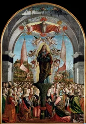 Cyklus af Saint Ursulas liv: The Apotheosis of Saint Ursula (sidste episode). (olie på panel
