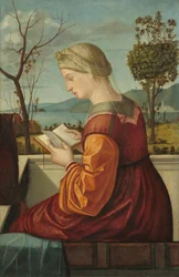 Den læsende Jomfru, ca. 1505.