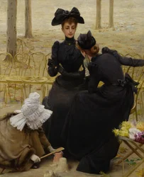 Samtale i Jardin du Luxembourg, 1892
