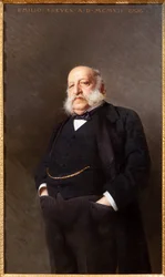 Fontanellato, Labirinto della Masone, Franco Maria Ricci kunstsamling: "Portræt af udgiveren Emilio Treves"