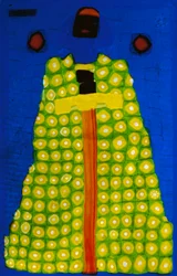 Barbaro, af Vittorio Zecchin (1878-1947), mosaikglasplade skabt af Artisti Barovier til Venedig Biennalen i 1914. Italien, 20. århundrede.