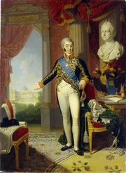 Portræt af greve Nikolai Petrovich Sheremetev (1751-1809) (portræt af greve N.P. Sheremetev). Maleri af Vladimir Lukich Borovikovsky (eller Borovikovski) (1757-1825), olie på lærred