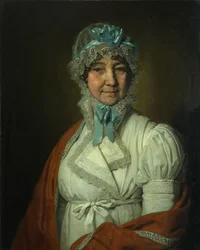 Portræt af Nadezhda Ivanovna Dubovitskaya, 1809