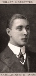 H.H, PR. Alexander af Battenberg, 1908.
