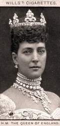 H.M. Dronningen af England, 1908.