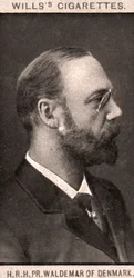 H.R.H, PR. Waldemar af Danmark, 1908.