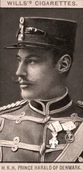 H.R.H Prins Harald af Danmark, 1908.