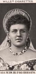 H.R.H, The Dow, DSS. Af Sachsen-Coburg og Gotha, 1908.