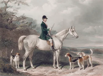 Mr. William Long på Bertha, indgraveret af E. Hacker, 1849