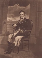 Kaptajn James Lawrence (litho)