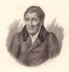 Portræt af den italienske digter Jacopo Vittorelli (1749-1835), kobberstik af Bonatti