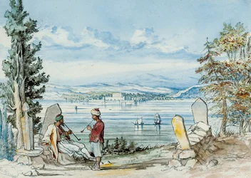 Udsigt i Dardanellerne, 1869