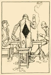 Vinderkortet på diamant-eset, 1910.