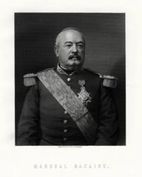 Achille Francois Bazaine, marskal af Frankrig, 1800-tallet.