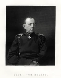 Grev von Moltke, 1800-1891, berømt tysk feltmarskal, 1800-tallet