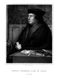 Thomas Cromwell, 1. jarl af Essex, engelsk statsmand, 1823.