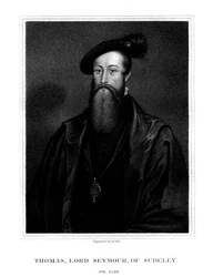 Thomas Seymour, Baron Seymour af Sudeley, yngre bror til Jane Seymour, 1825.
