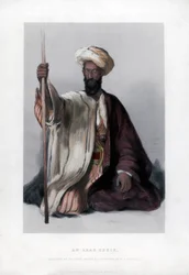 En arabisk sheik, 1800-tallet