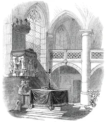 Kapel ved Kalenberg - efter Hans Kongelige Højhed Prins Alberts tegning, 1845.