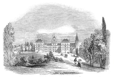 Slottet i Ehrenburg i Coburg - efter Hans Kongelige Højhed Prins Alberts tegning, 1845.