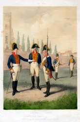 Grenader vagtbataljon, 1786-1806 1800-tallet.