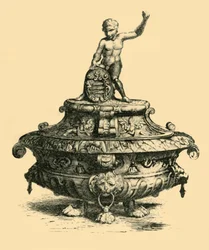 Bronzevase, 1500-tallet, 1881.