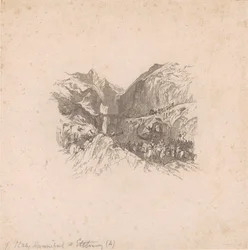 Hannibal passerer Alperne (vignetter)