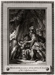 Meleager præsenterer for Atalanta hovedet af Callydonian Boar, 1774