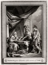 Telemachus får information om handelen i Tyrus, 1775