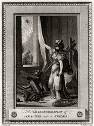 Forvandlingen af Arachne til en edderkop, 1775