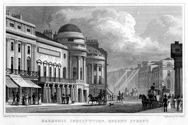 Harmonic Institution, Regent Street, 1828.