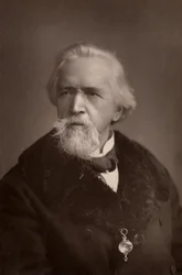 ""George Jacob Holyoake (1817-1906) engelsk sekularist og social reformator. Den sidste person i England, der blev fængslet for ateisme (1842). Aktiv i Andelsbevægelsen. (woodburytype)