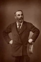 ""John Burns (1858-1943) engelsk Labour (socialistisk) politiker. (woodburytype)