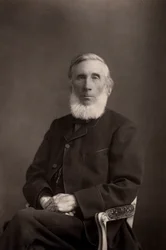 ""John Tyndall (1820-1893) irskfødt britisk fysiker. (woodburytype)