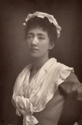 ""Marion Terry (1852-1930) engelsk skuespillerinde og søster til Ellen Terry og Fred Terry (woodburytype)