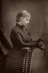 ""Keisarinna Eugenie (1826-1920) Ranskan Napoleon III:n leski. (woodburytyyppi)