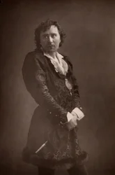 Herbert Beerbohm Tree (1853-1917) englantilainen näyttelijä-johtaja (woodburytype)