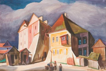 Udsigt over Kazimierz ved floden Vistula