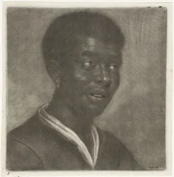 Hoved af en sort mand, ca. 1660-70