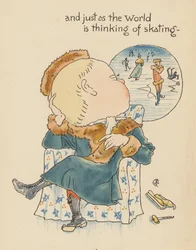 Illustration til Legends for Lionel af Walter Crane (farvelitografi)