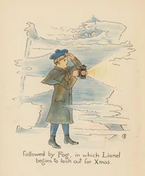 Illustration til Legends for Lionel af Walter Crane (farvelitografi)