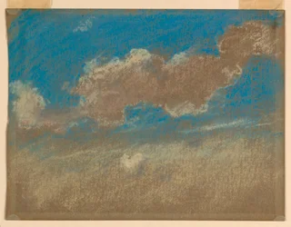 Skyer på en blå himmel