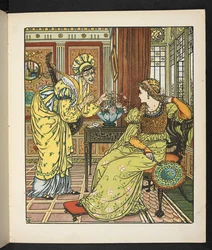 Illustration til historien, prinsesse Belle étoile.