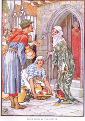 Robin Hood som pottemager, ca.1920