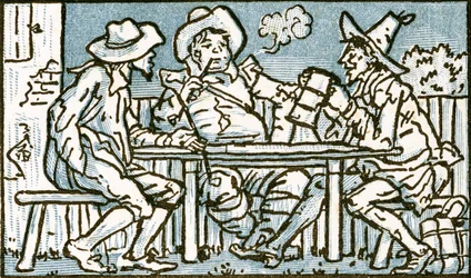 The Happy Poor, sangillustration til 